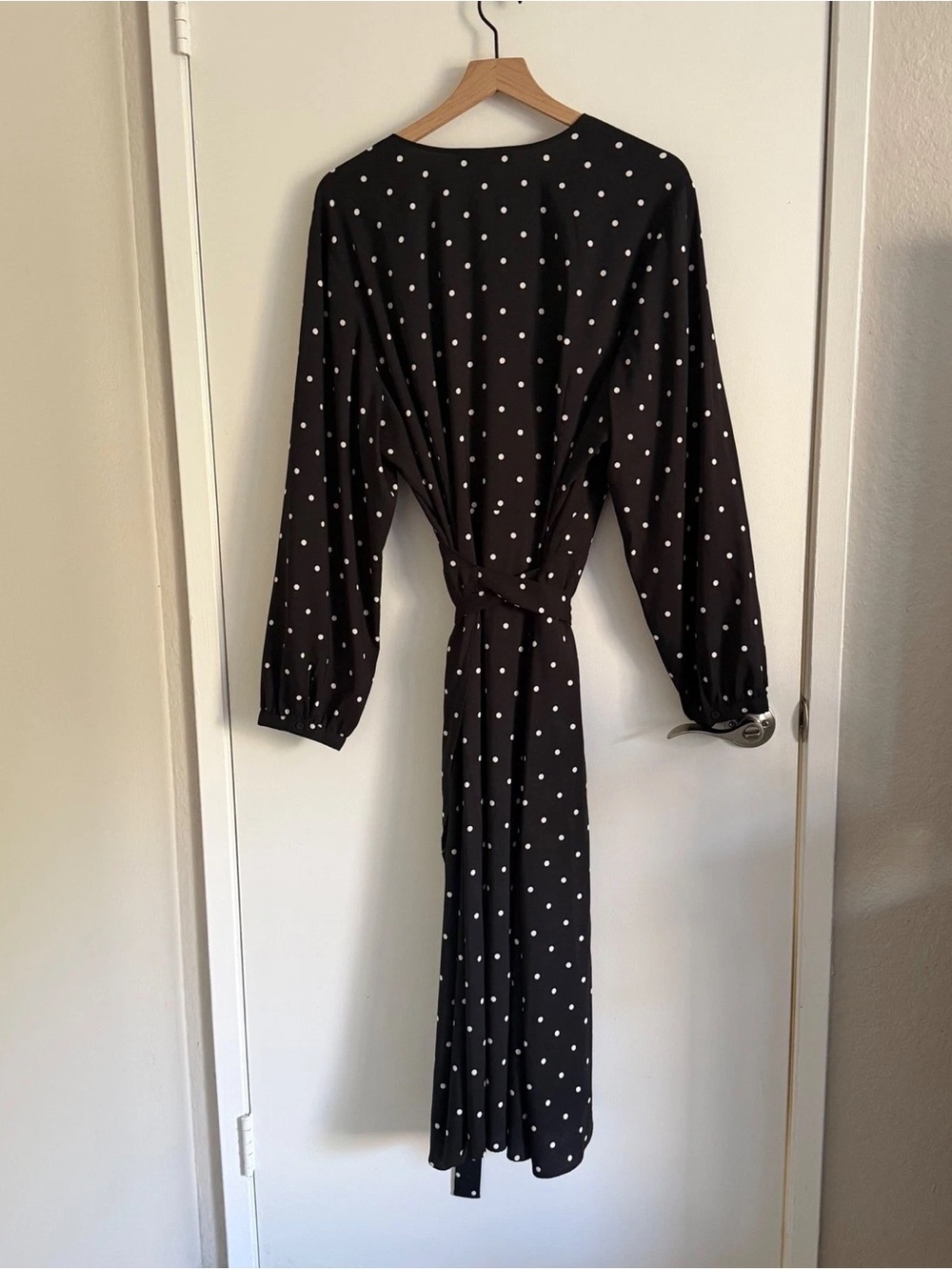 Polka Dot Wrap Dress View 2